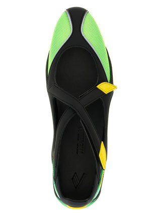 Bicolor Polyethylene Ballet Flats