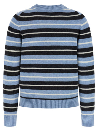 Blue Wool Cardigan