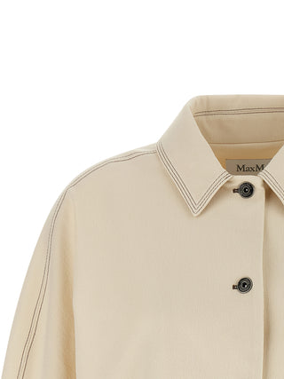 Chaqueta de algodón beige