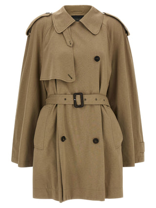 Beige Cotton Coat