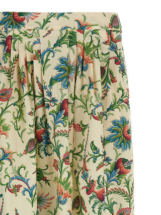 Multicolor Cotton Mini Skirt