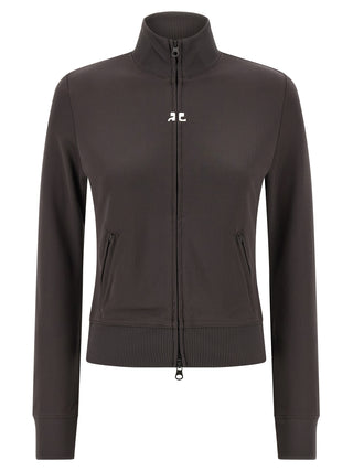 Gray Polyester Sweatshirt