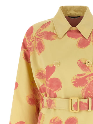 Bicolor Cotton Coat