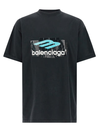 Black Cotton T-Shirt