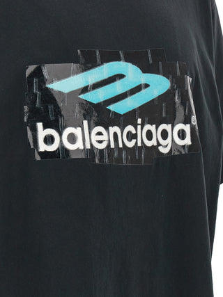 Black Cotton T-Shirt