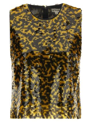 Multicolor Polyester Tank Tops