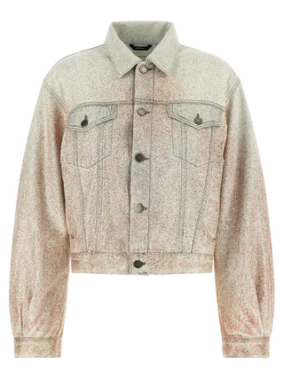 Gray Cotton Denim Jacket