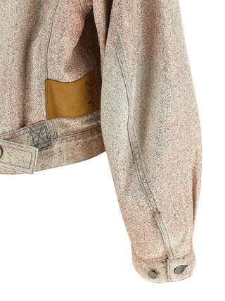 Gray Cotton Denim Jacket