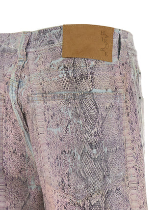 Multicolor Polyester Jeans Denim