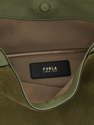 Bicolor Calfskin Shoulder Bag