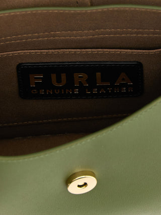 Bicolor Calfskin Shoulder Bag