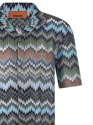 Blusa multicolor de viscosa