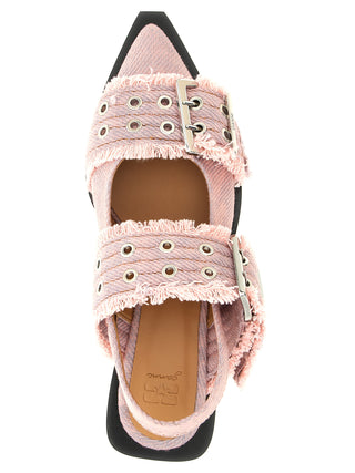 Multicolor Organic Cotton Ballet Flats