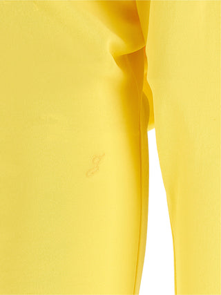 Vestido corto bicolor de viscosa