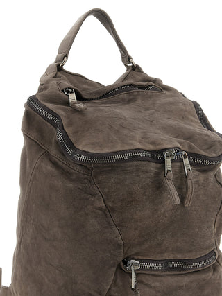 Brown Lamb Leather Backpack