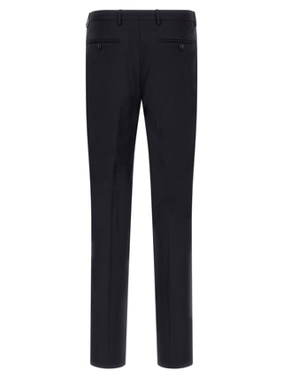 Blue Virgin Wool Two-Piece Suit