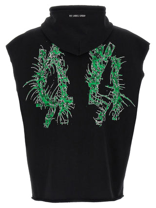 Black Cotton Sweatshirt
