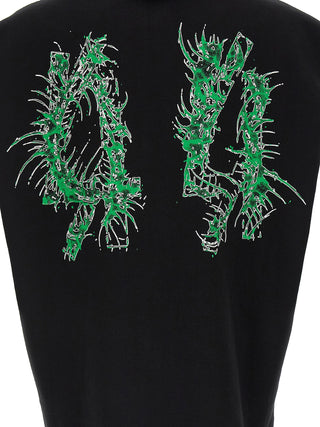 Black Cotton Sweatshirt