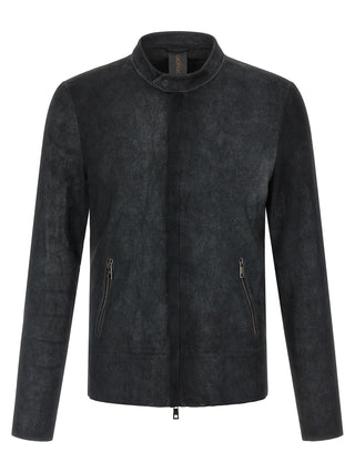 Black Lamb Leather Leather Jacket
