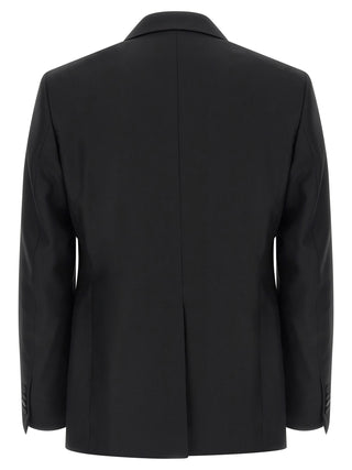Black Virgin Wool Two-Piece Suit