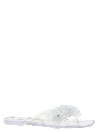 Sandalias transparentes de PVC