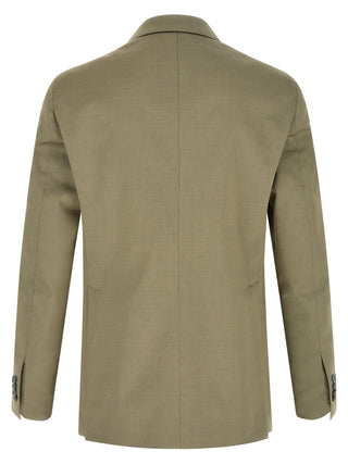 Bicolor Virgin Wool Two-Piece Suit