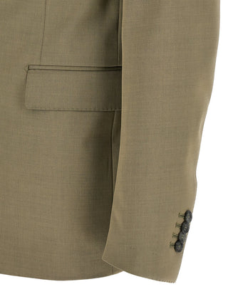 Bicolor Virgin Wool Two-Piece Suit