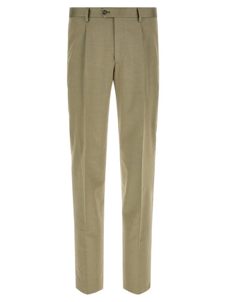 Bicolor Virgin Wool Two-Piece Suit