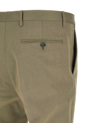 Bicolor Virgin Wool Two-Piece Suit