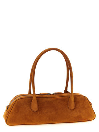 Brown Calfskin Shoulder Bag