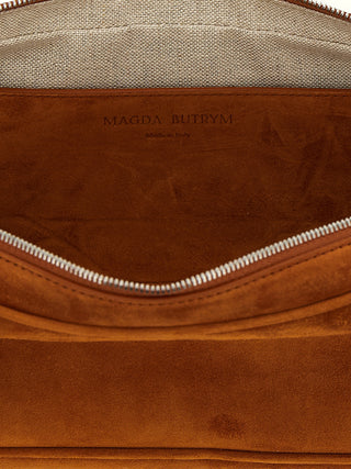 Brown Calfskin Shoulder Bag