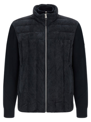 Blue Virgin Wool Full-Length Jacket