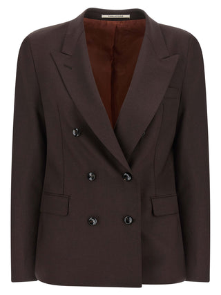 Brown Virgin Wool Blazer