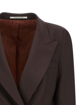 Brown Virgin Wool Blazer