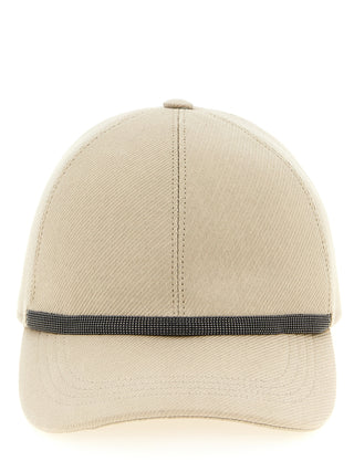 Beige Cotton Cap (Baseball Hat)