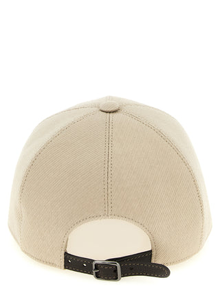 Beige Cotton Cap (Baseball Hat)