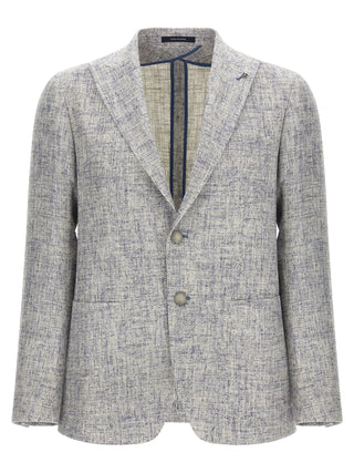 Blue Viscose Blazer