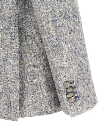 Blue Viscose Blazer