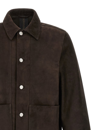 Brown Suede Leather Leather Jacket