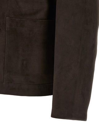 Brown Suede Leather Leather Jacket