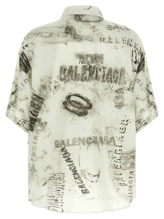 Gray Viscose Blouse