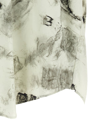 Gray Viscose Blouse