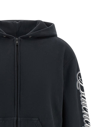 Black Cotton Sweatshirt