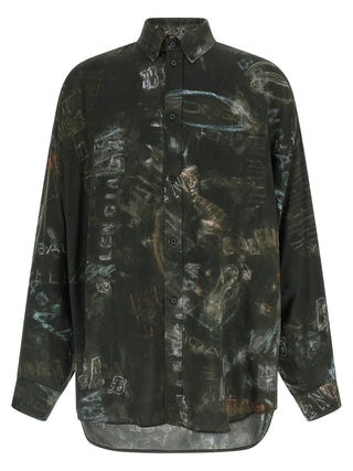 Black Viscose Blouse