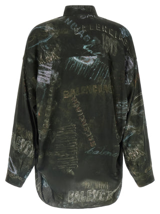 Black Viscose Blouse