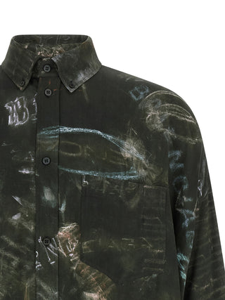 Black Viscose Blouse