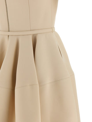 Multicolor Wool Short Dress