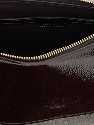 Purple Calfskin Shoulder Bag