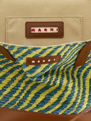 Bolso tote bicolor de poliamida