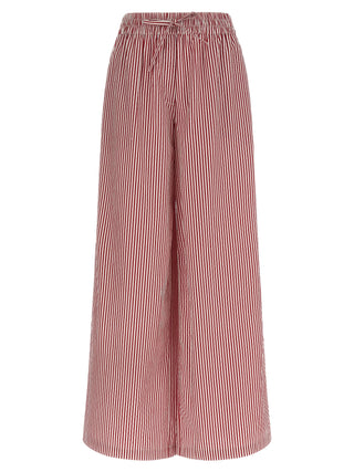 Multicolor Cotton Casual Pants